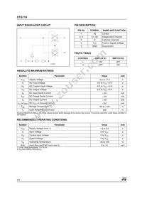 STG719CTR Datasheet Page 2