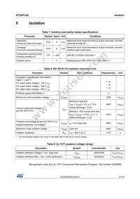 STGAP1ASTR Datasheet Page 21