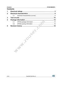 STGB10M65DF2 Datasheet Page 2