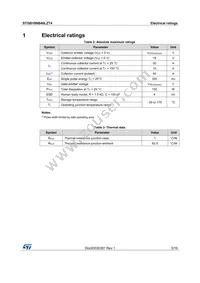 STGB10NB40LZT4 Datasheet Page 3