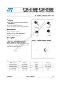 STGBL6NC60DIT4 Datasheet Cover