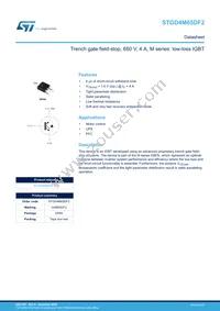 STGD4M65DF2 Datasheet Cover