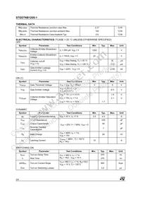 STGD7NB120S-1 Datasheet Page 2