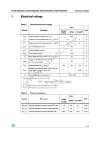 STGF10NC60HD Datasheet Page 3