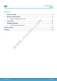 STGF20M65DF2 Datasheet Page 15