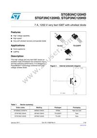 STGF3NC120HD Cover