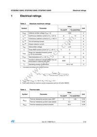 STGF3NC120HD Datasheet Page 3