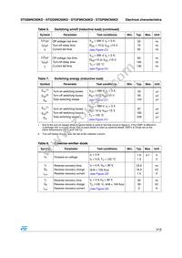 STGF8NC60KD Datasheet Page 5
