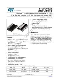 STGIPL14K60-S Datasheet Cover