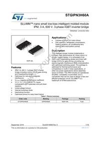 STGIPN3H60A Datasheet Cover