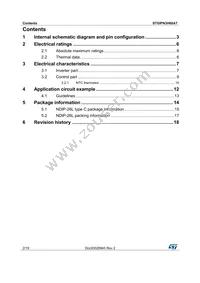 STGIPN3H60AT Datasheet Page 2