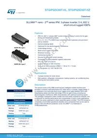 STGIPQ5C60T-HZ Datasheet Cover