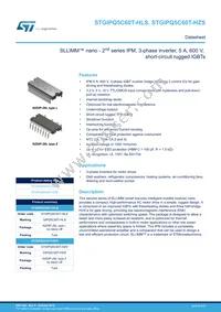 STGIPQ5C60T-HZS Datasheet Cover