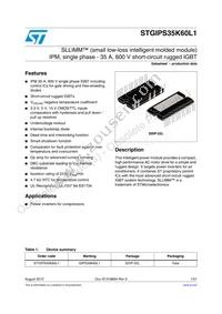 STGIPS35K60L1 Datasheet Cover