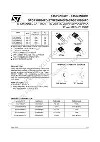 STGP3NB60F Datasheet Cover