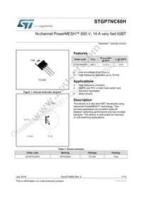 STGP7NC60H Cover