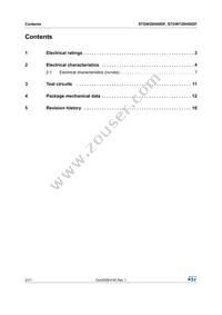 STGW20H60DF Datasheet Page 2