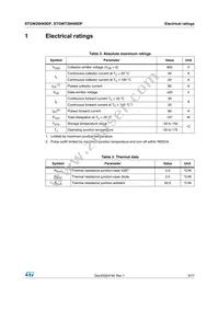 STGW20H60DF Datasheet Page 3