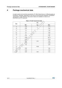 STGW20H60DF Datasheet Page 12