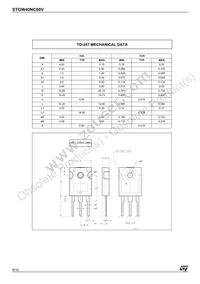 STGW40NC60V Datasheet Page 8