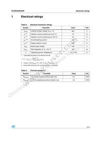 STGW40NC60W Datasheet Page 3