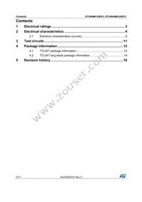 STGWA8M120DF3 Datasheet Page 2