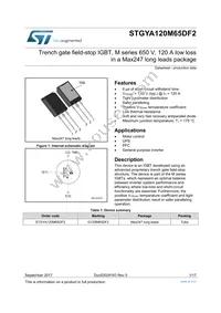 STGYA120M65DF2 Datasheet Cover