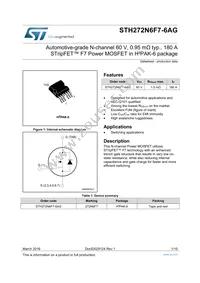 STH272N6F7-6AG Datasheet Cover