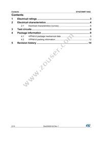 STH272N6F7-6AG Datasheet Page 2