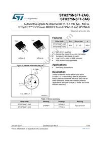 STH275N8F7-2AG Datasheet Cover