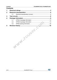 STH290N4F6-2AG Datasheet Page 2