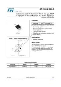 STH300NH02L-6 Datasheet Cover