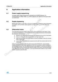 STHDLS101QTR Datasheet Page 19