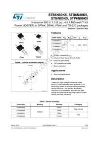 STI6N80K5 Datasheet Cover