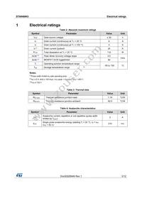 STI6N90K5 Datasheet Page 3