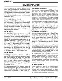 STK10C68-5C45M Datasheet Page 8