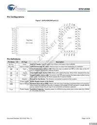 STK12C68-PF55 Datasheet Page 3