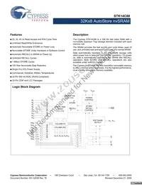 STK14C88-L45I Datasheet Cover