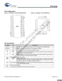 STK14C88-L45I Datasheet Page 3