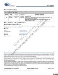 STK14CA8-RF45I Datasheet Page 17