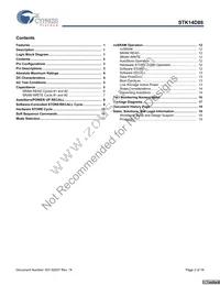 STK14D88-RF45I Datasheet Page 2