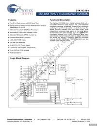 STK16C88-3WF35I Datasheet Cover