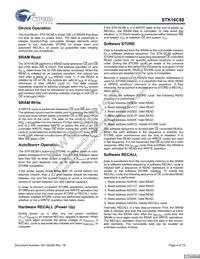 STK16C88-WF45I Datasheet Page 4