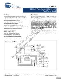STK17T88-RF45I Datasheet Cover