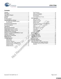 STK17TA8-RF45I Datasheet Page 2