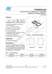 STK28N3LLH5 Datasheet Cover