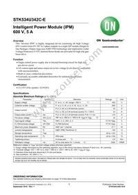 STK534U342C-E Datasheet Cover