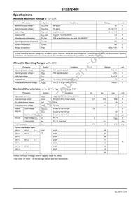 STK672-400 Datasheet Page 2