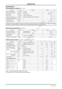 STK672-410 Datasheet Page 2