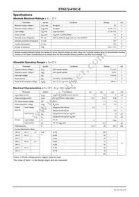 STK672-410C-E Datasheet Page 2